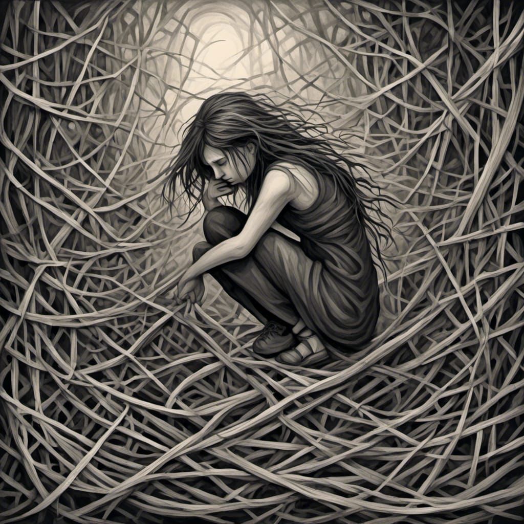 hidden pain, depression,