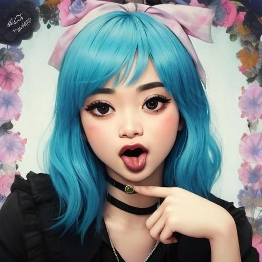 Expressive Portrait of a Tongue