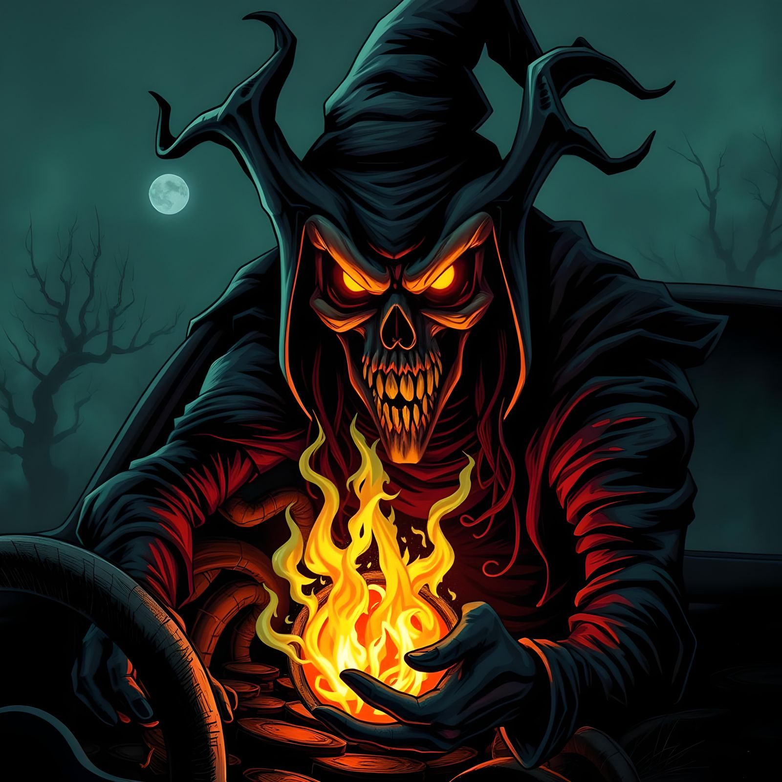 Nightmarish Car Service Dream by Evil Witches