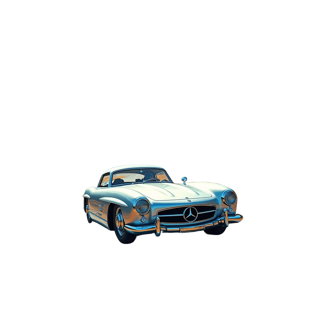 Mercedes Car Generated by AI