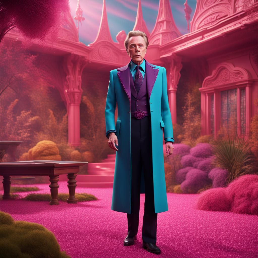 Christopher Walken as Ken: Detailed Digital Portrait