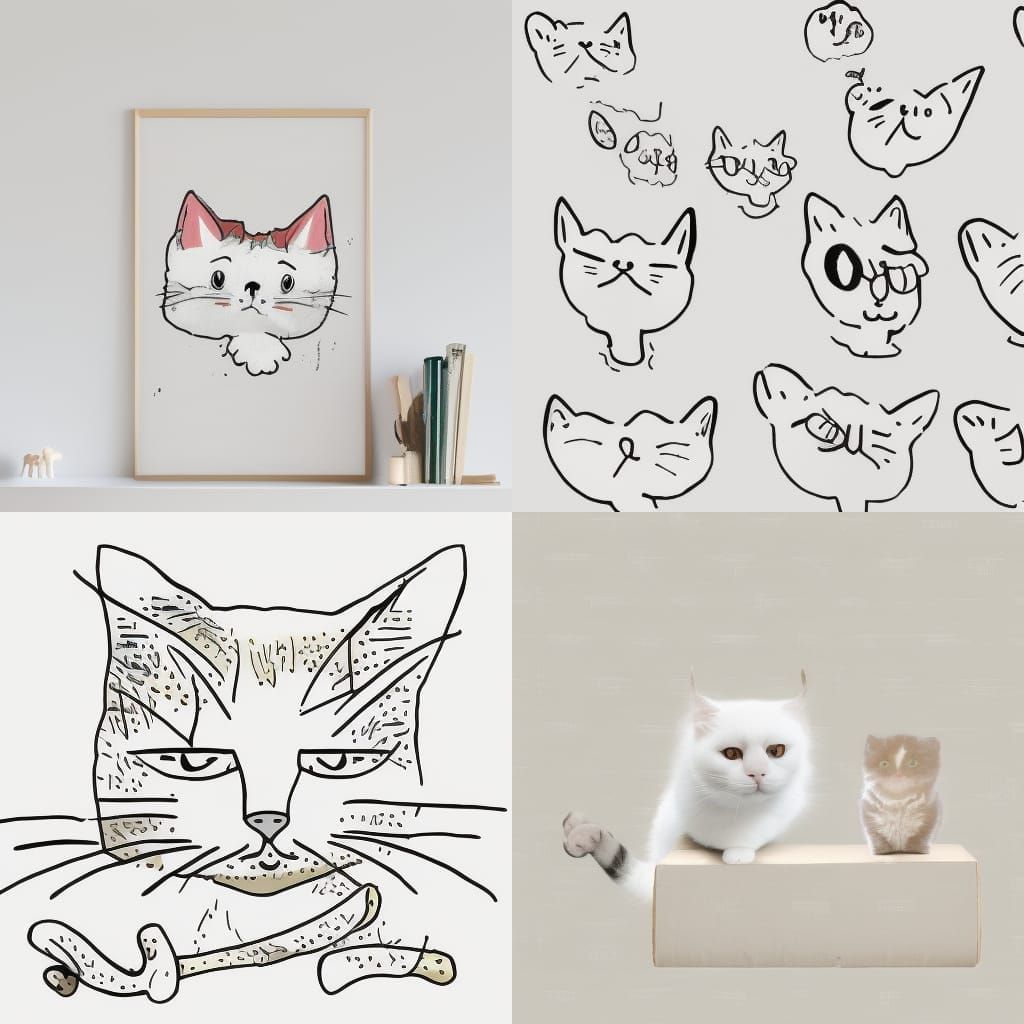 Funny Cat Generated by AI
