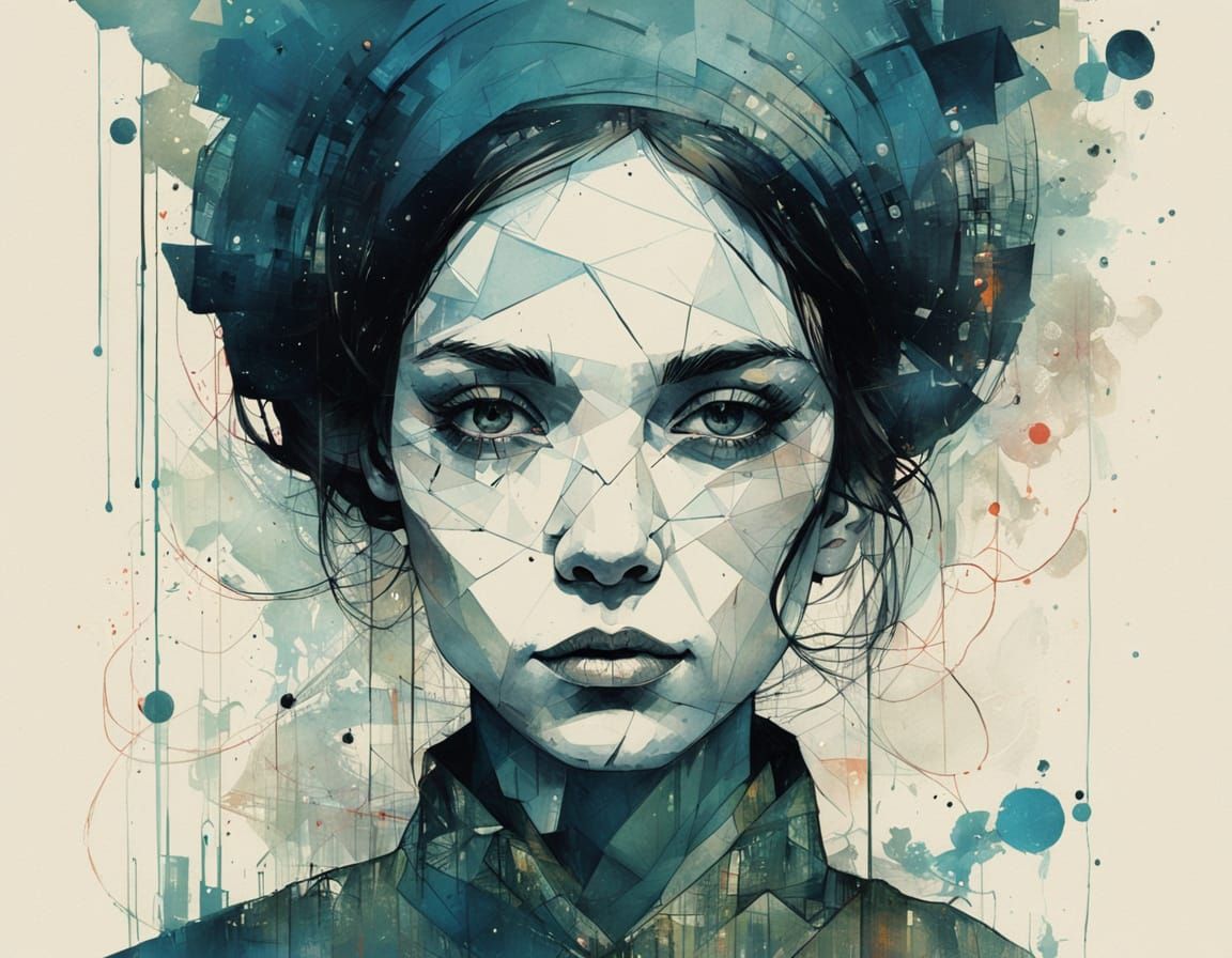 Portrait of a Woman by Influential Illustrators