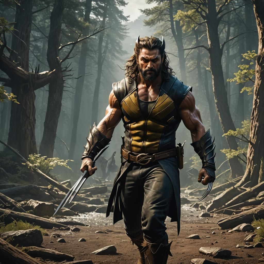 Wolverine Reimagined as Detailed Fantasy Art