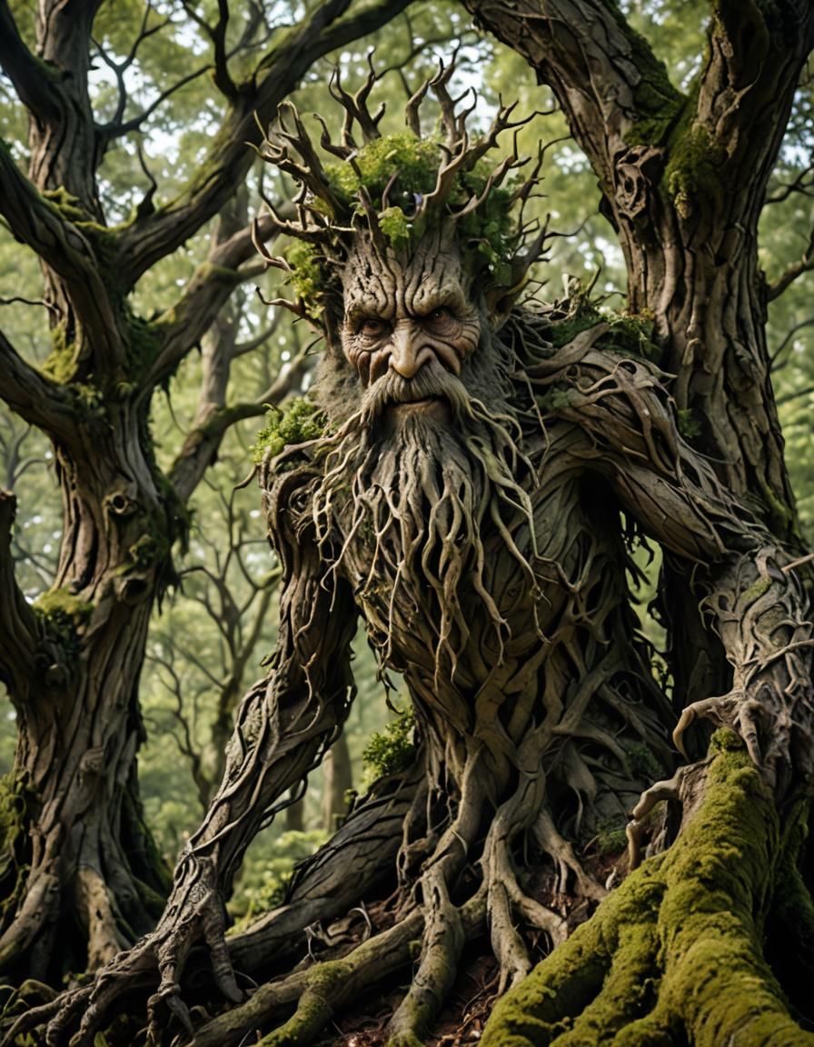 Treebeard Fused with a Tree, Professional Photography