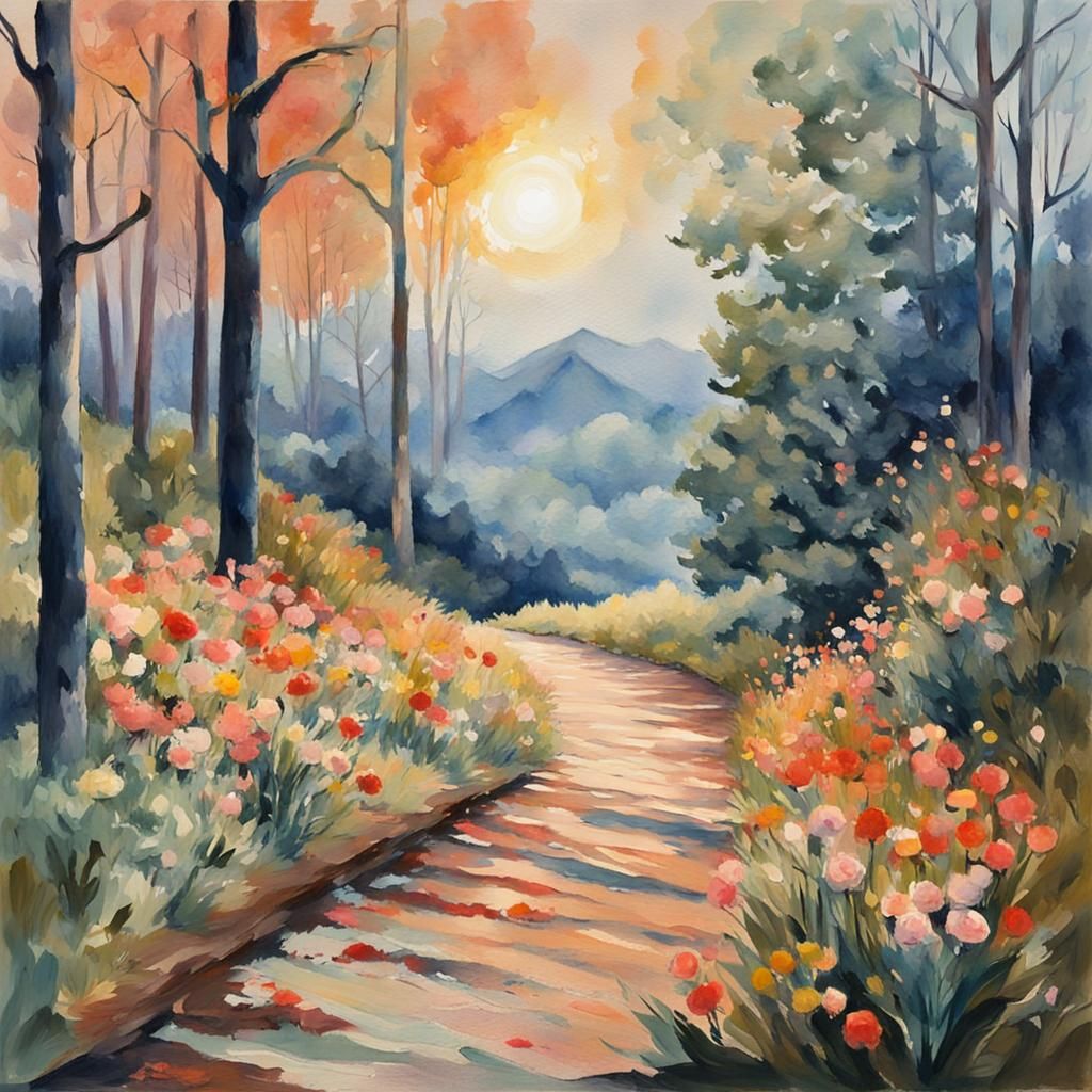 Grief Rendered in Gouache and Watercolor