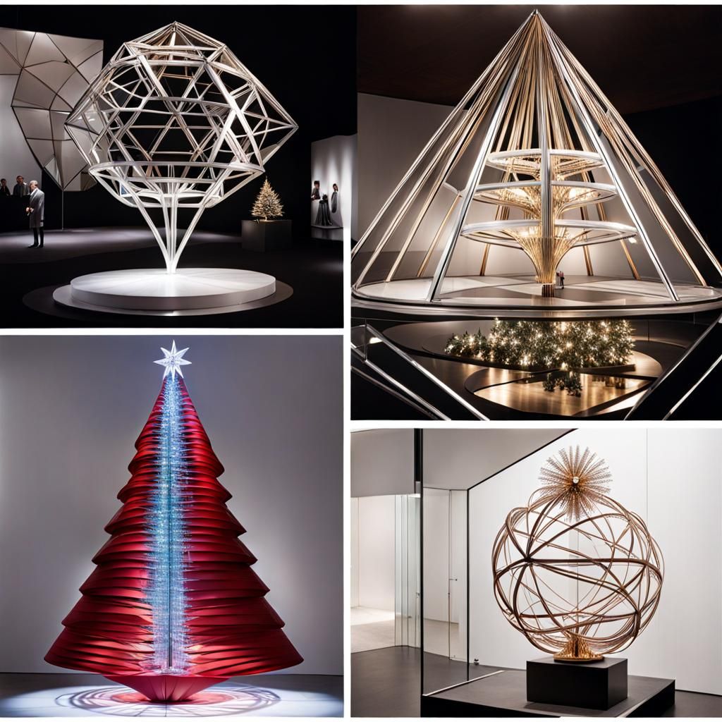 Unique Christmas Tree Inspired by Structuralism