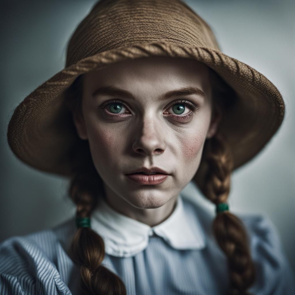 Dorothy Portrait in Hyperrealistic Style