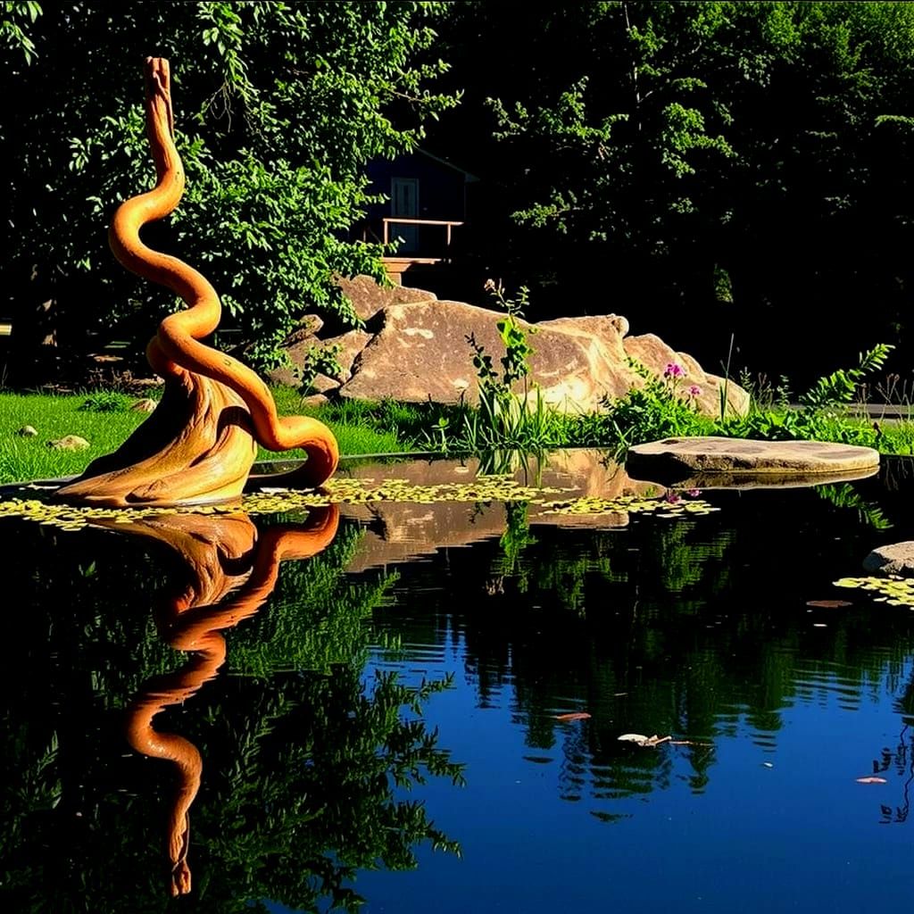 Swirling Spirals of Red Hues