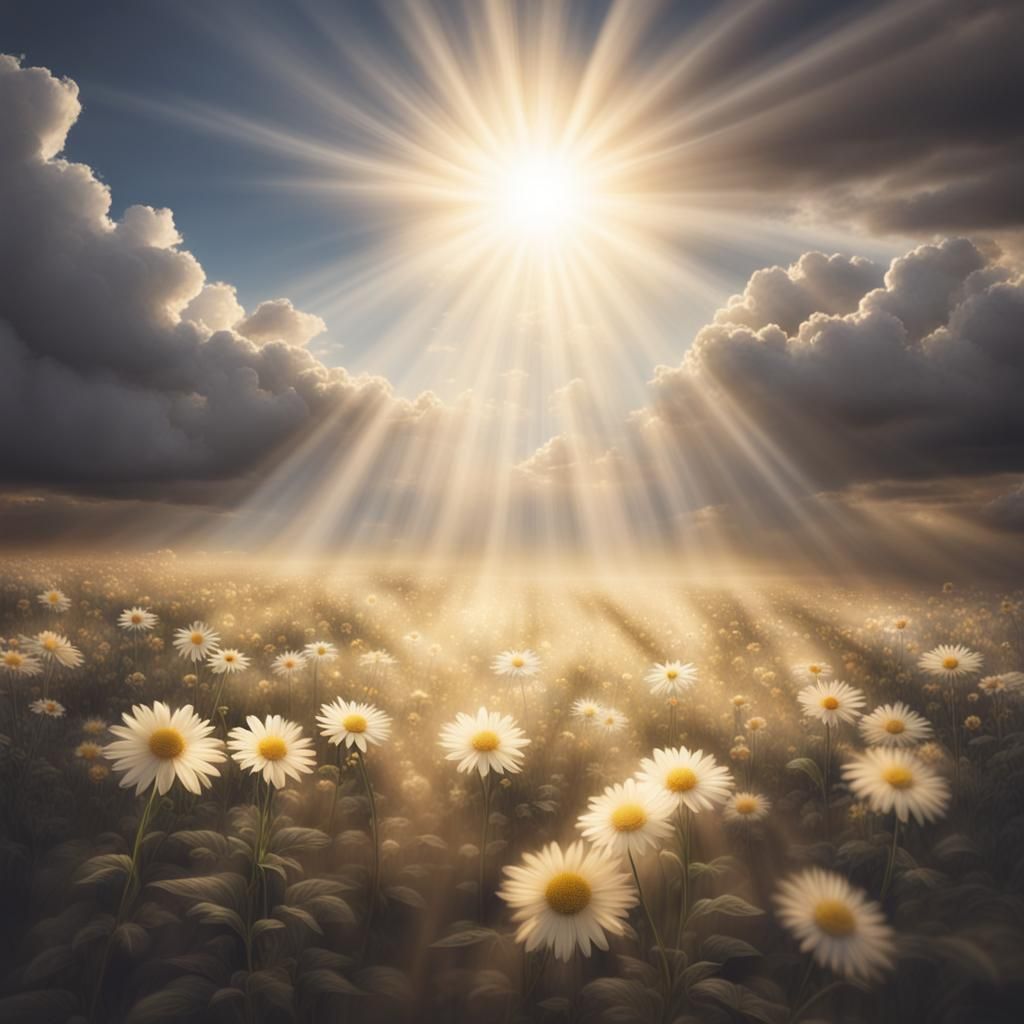 Glowing Hope Amidst Chaos: A Peaceful Gathering