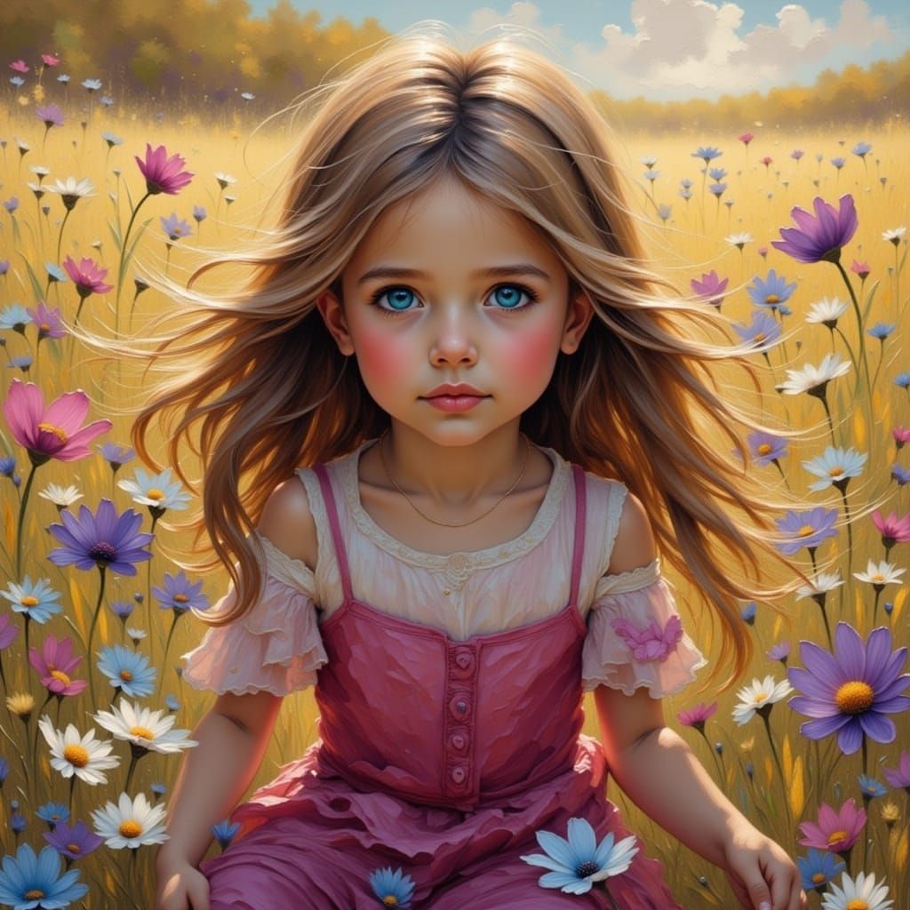 The Angel and the Flowers