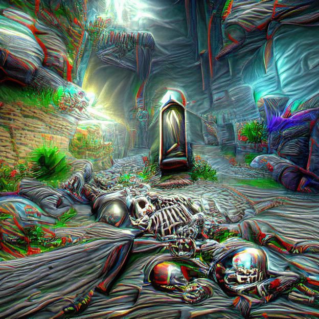 Death in 8K Resolution 3D Rendering