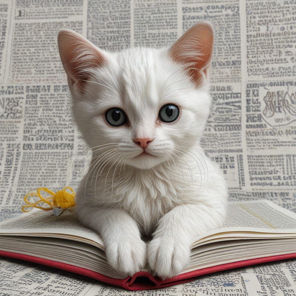 Whimsical Kitten Distractions in Quilted Embroidery