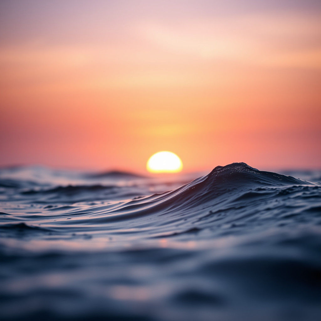 Peaceful Ocean Sunrise: Professional Photography