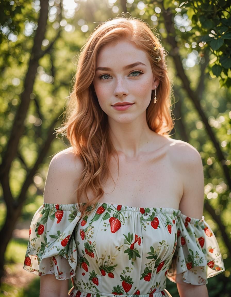 Portrait of a Beautiful Girl with Soft Smile