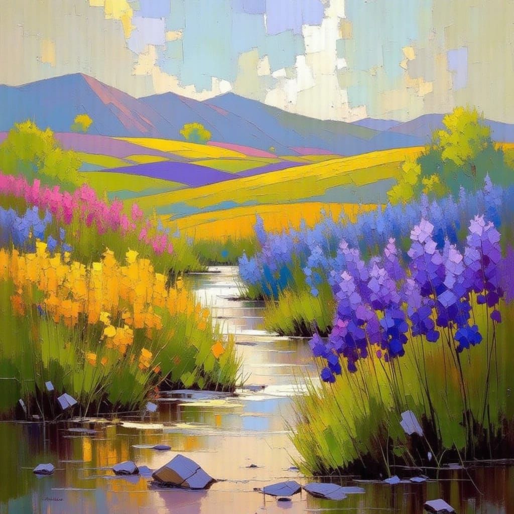 Timeless Ephemeral Landscape in Earth Tones