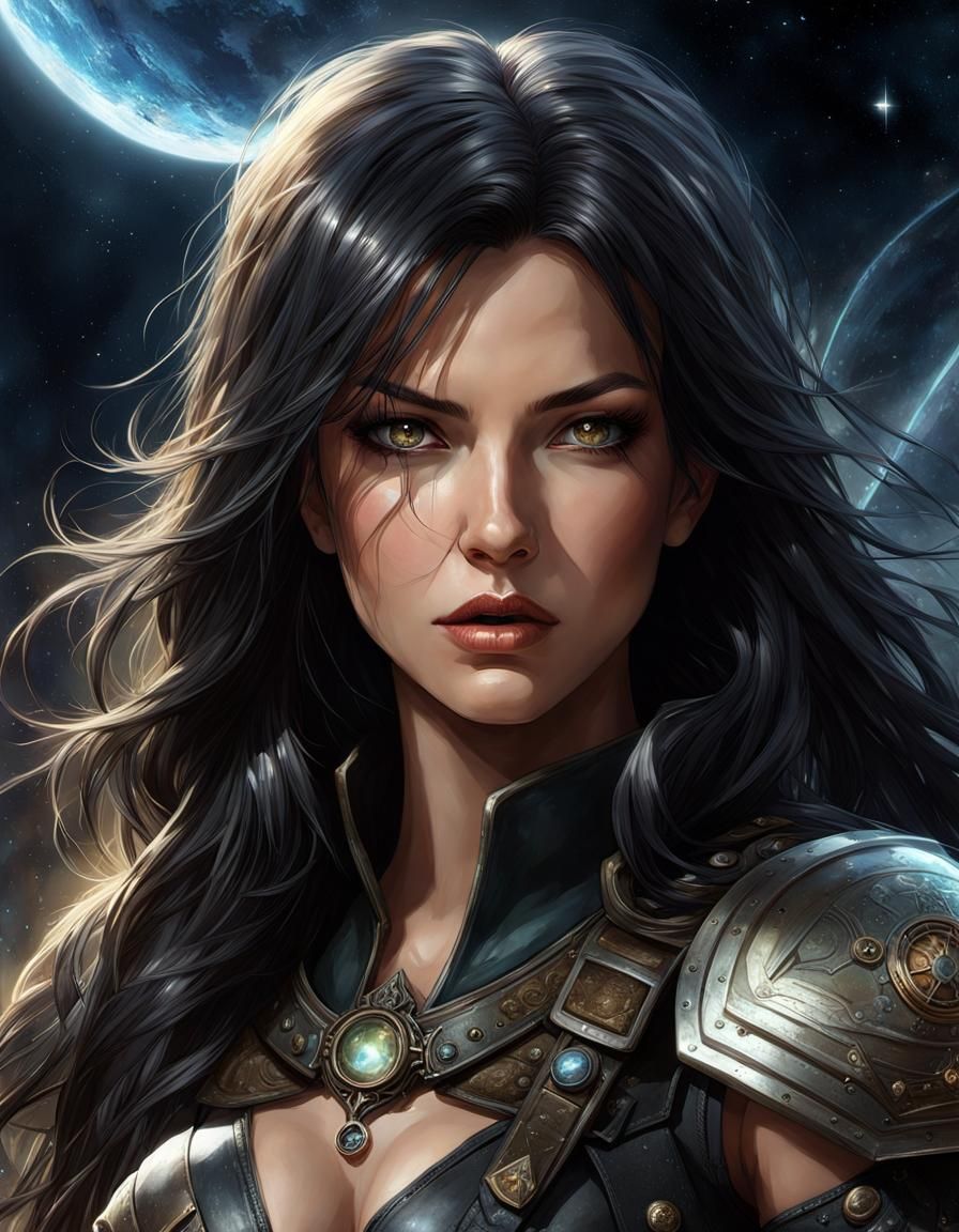 A post-apocalyptic fantasy Witch Knight