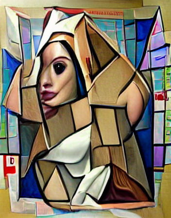 Stained Glass Window of the Virgin Mary