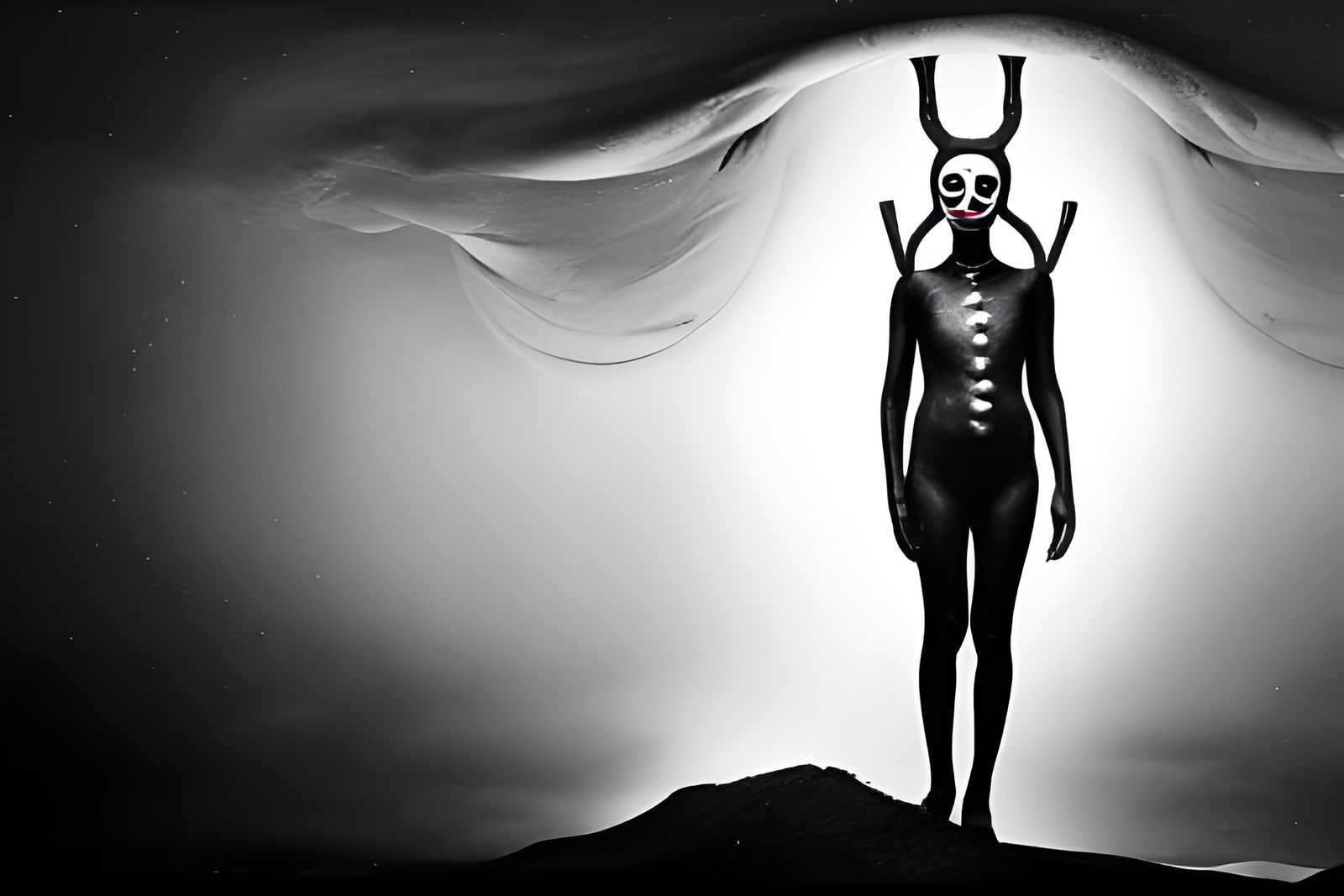 Surreal Dark Secret Painting in Hyperdetailed Style