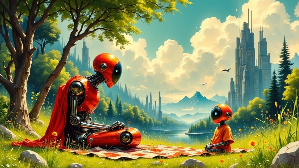 Enjoying the past, living in the future.