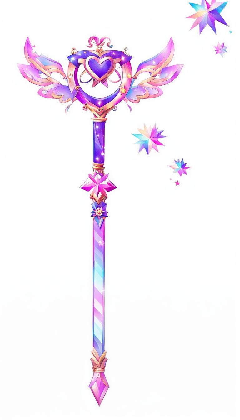 Magical Girl Weapon Concept Art
