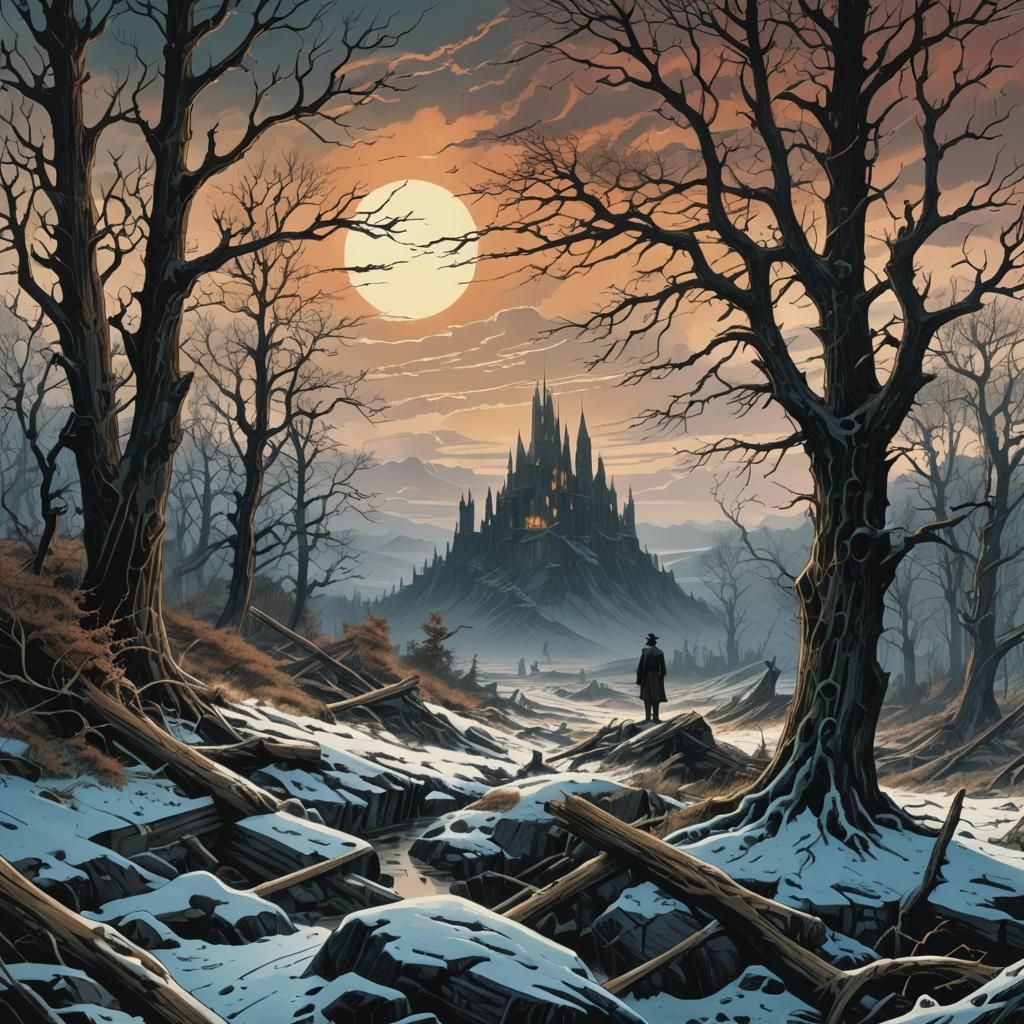 Haunting Landscape Reflects Inner Turmoil