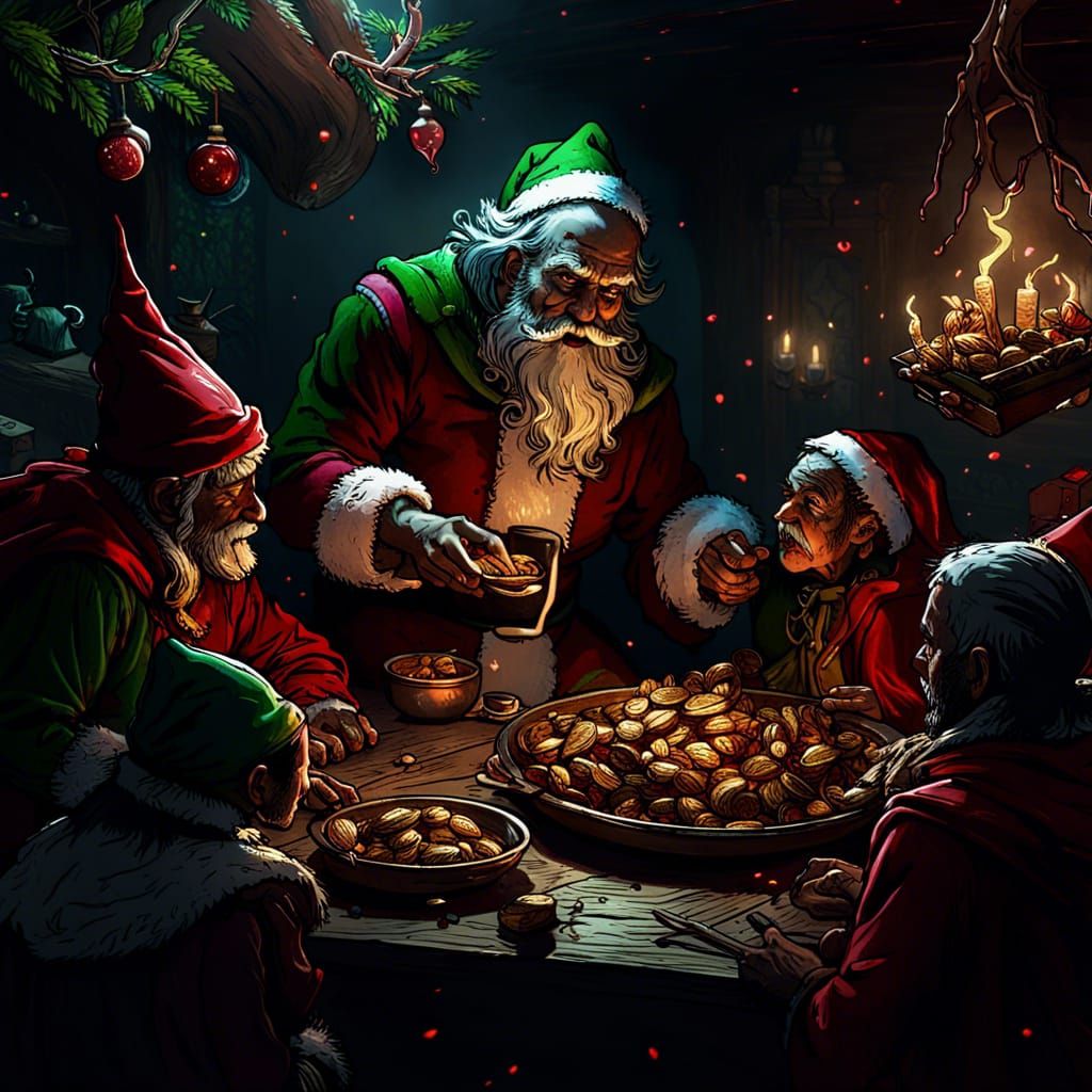 Santa Claus Eats Elves: Dark Fantasy Masterpiece
