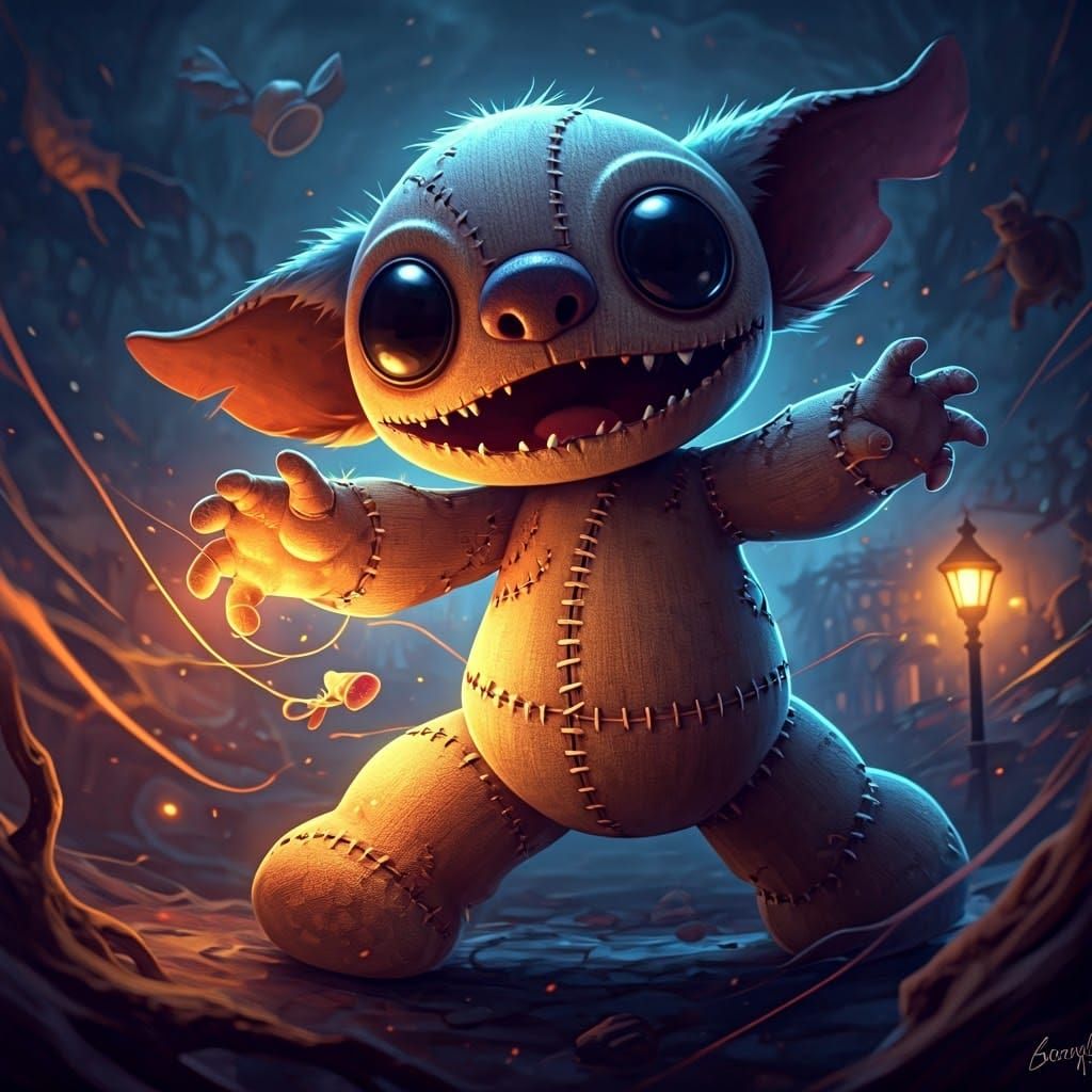 Mischievous Patchwork Doll Stitching Reality Back Together i...