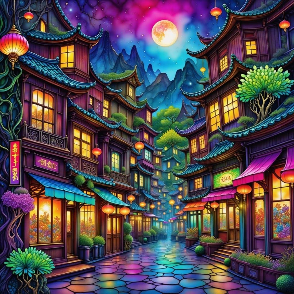 Dystopian Chinatown Fusion: Audrey II Meets Lo Pan