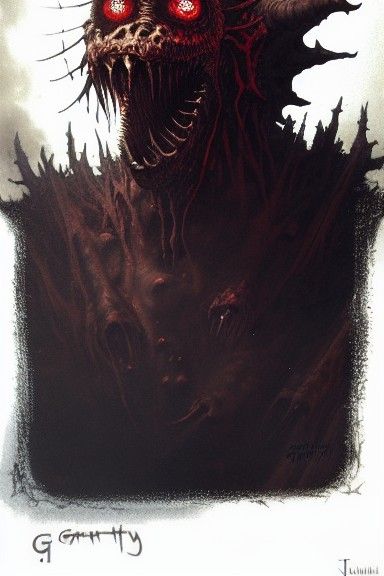 Hell Pit Abomination: Fantasy Monster Portrait