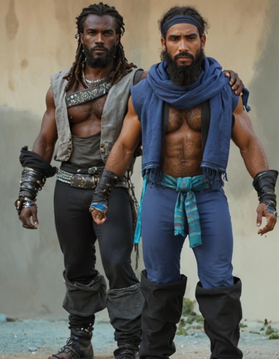 Two Bearded Men: A Portrait of Unity