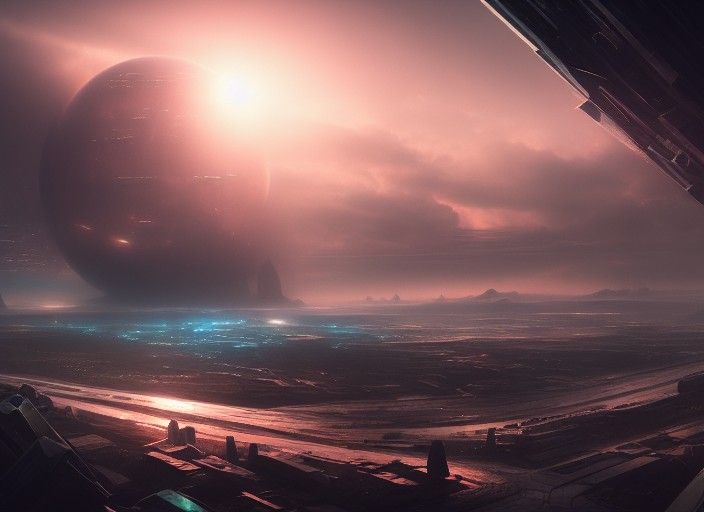 Dystopian World on its Knees: Retrofuturistic Concept Art