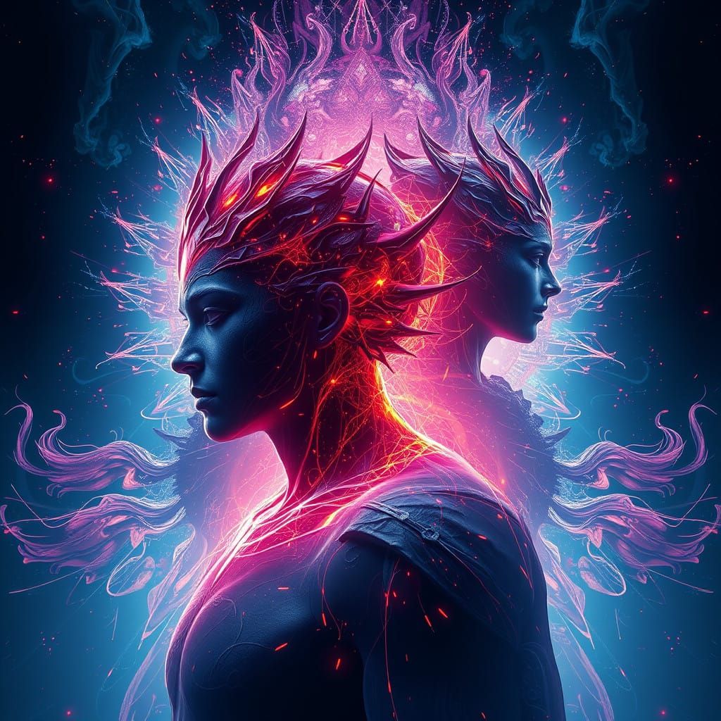 Divine Entity Unveiled: A Human's Astral Form in All Its Pow...