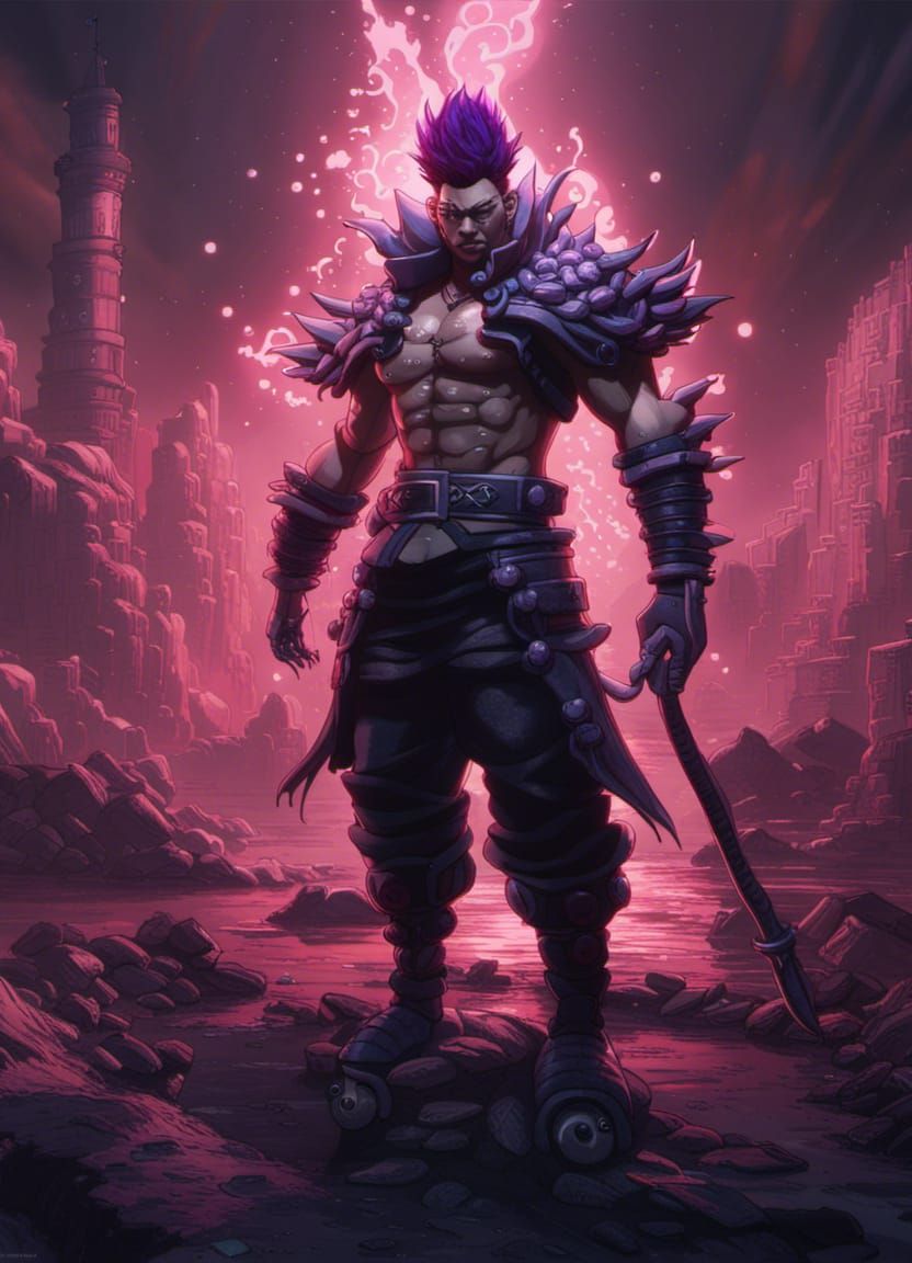 Detailed Matte Painting of Charlotte Katakuri