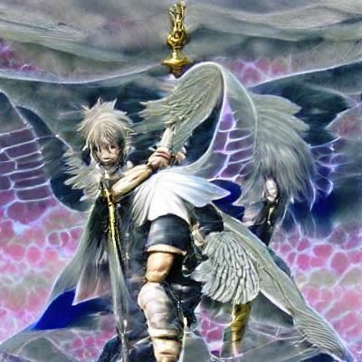 Ethereal Winged Guardian Angel