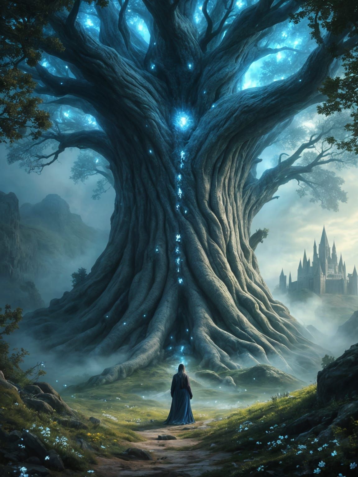 Epic Fantasy Tree of Healing and Power