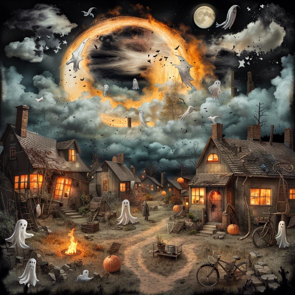 Post-Apocalyptic Village: Ghosts and Witches