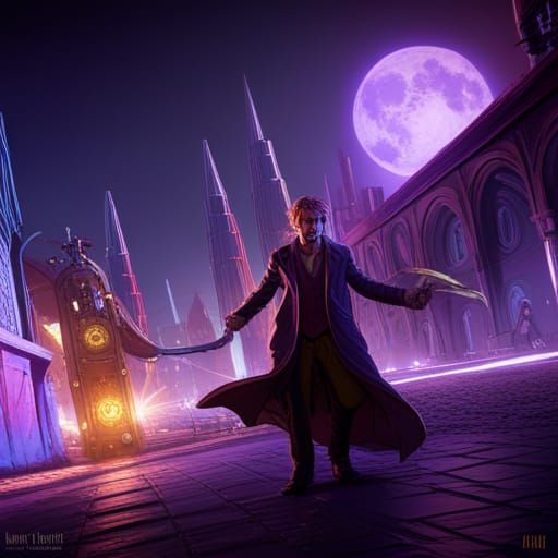 Time Lord in Dark Fantasy Style