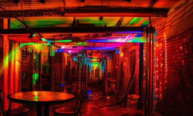 Mississippi Delta Juke Joint in Maximalist Style