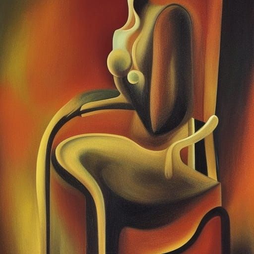 Mysterious Film Noir Reclined Figure