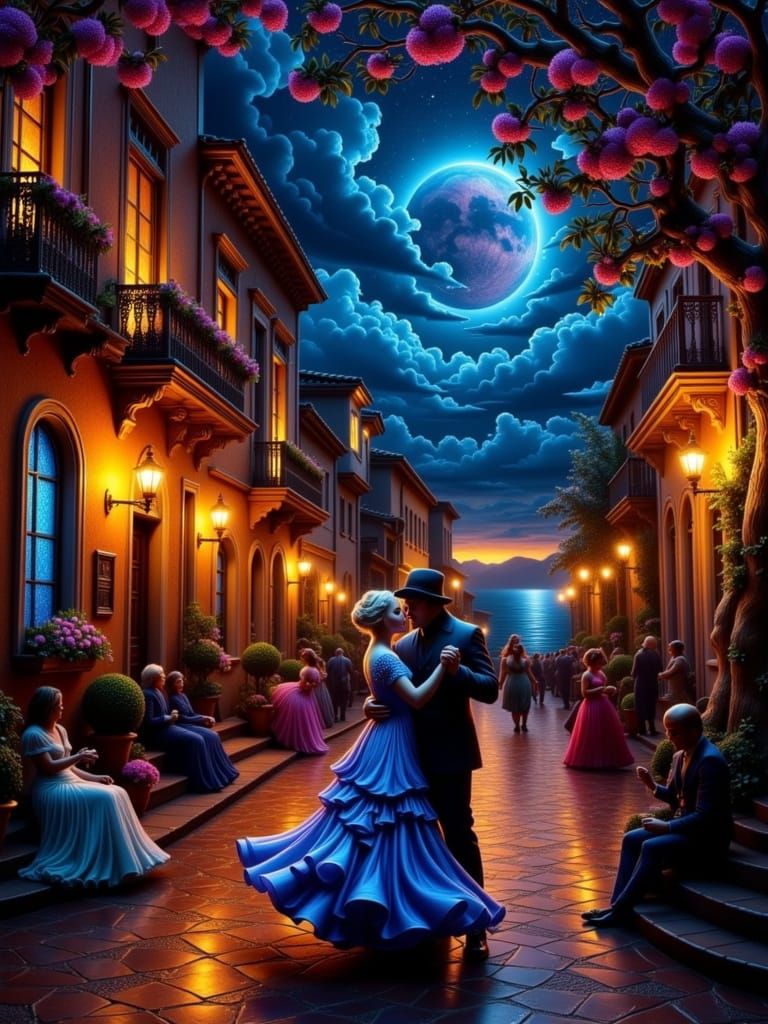 Baroque Masquerade Ball in Mediterranean Village