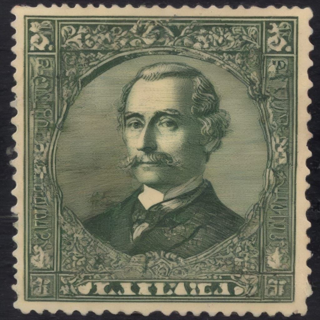 Vintage Postage Stamp from UK