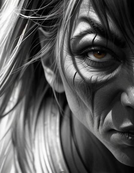 Hideous Ogre in Expressionist Gothic Style