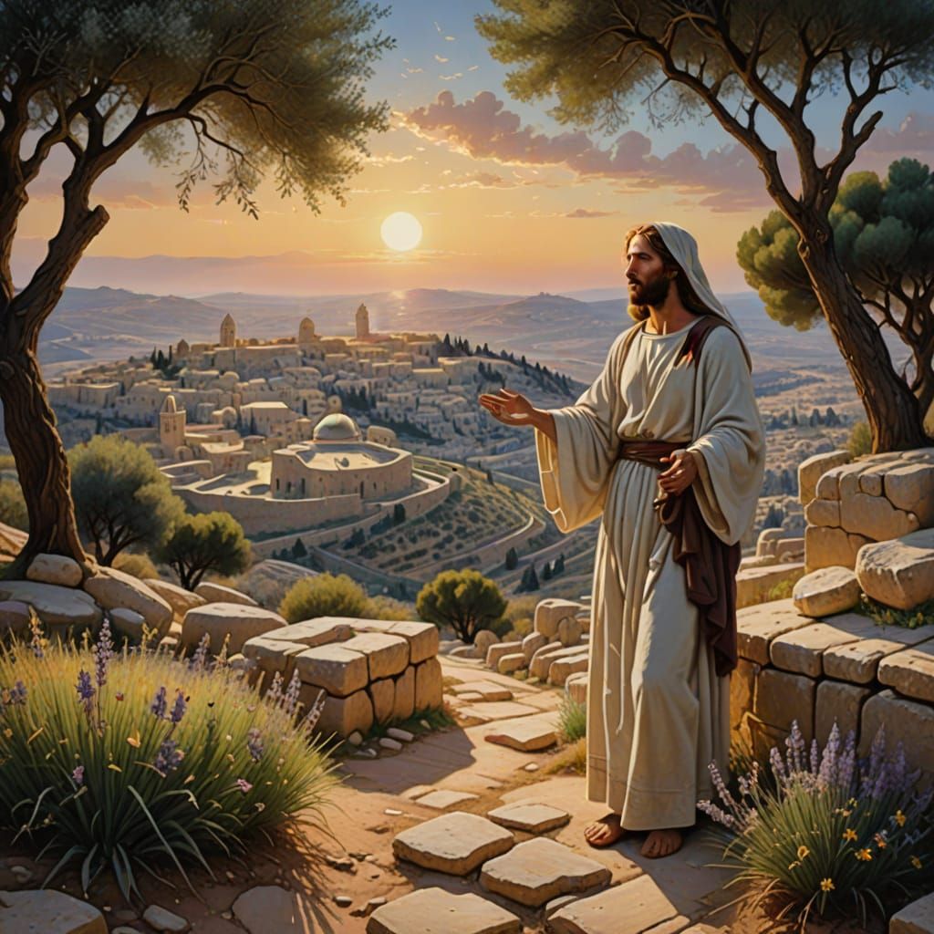 Resurrection Scene in Ancient Jerusalem