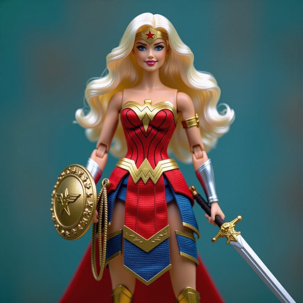 Barbie as Wonder Woman Action Figure Collectible