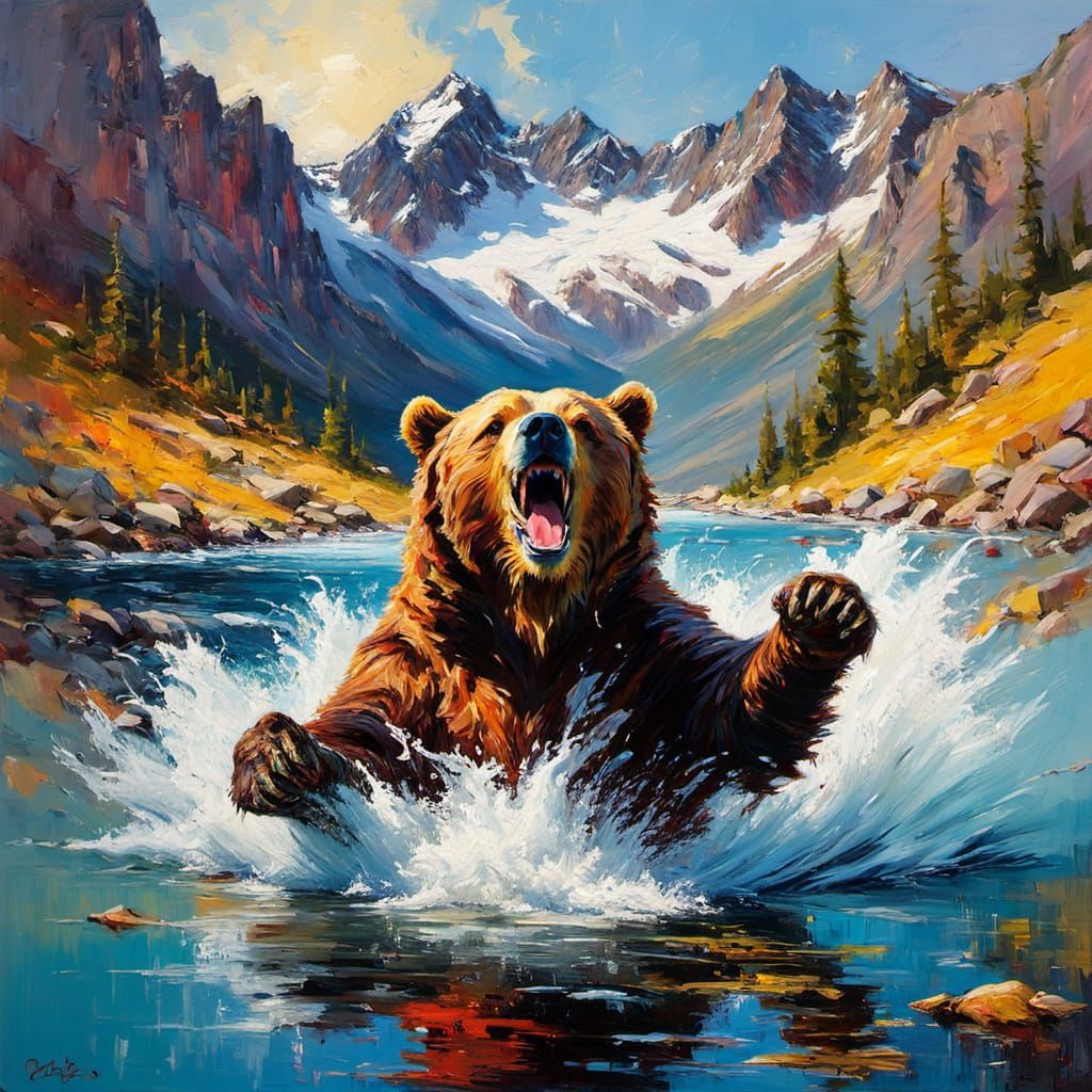 First swimming lesson