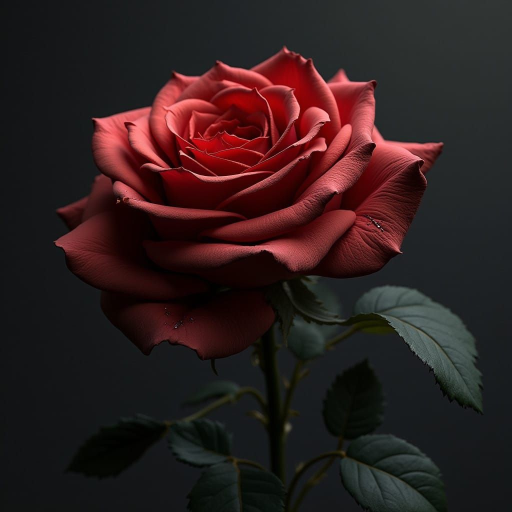 Digital Art Portrait of a Woman with Subtle and Expressive F...