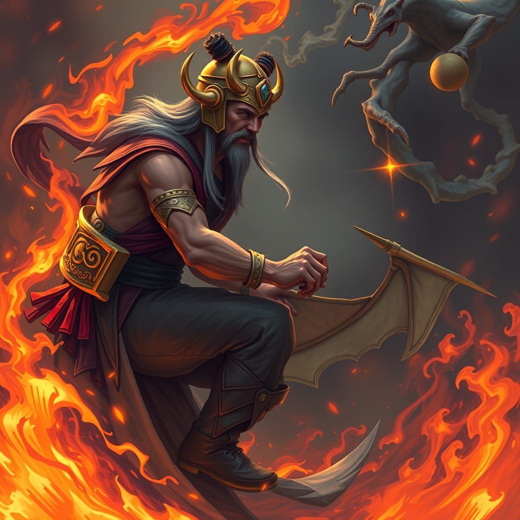 Abstract AI Image from Simple Text Prompt