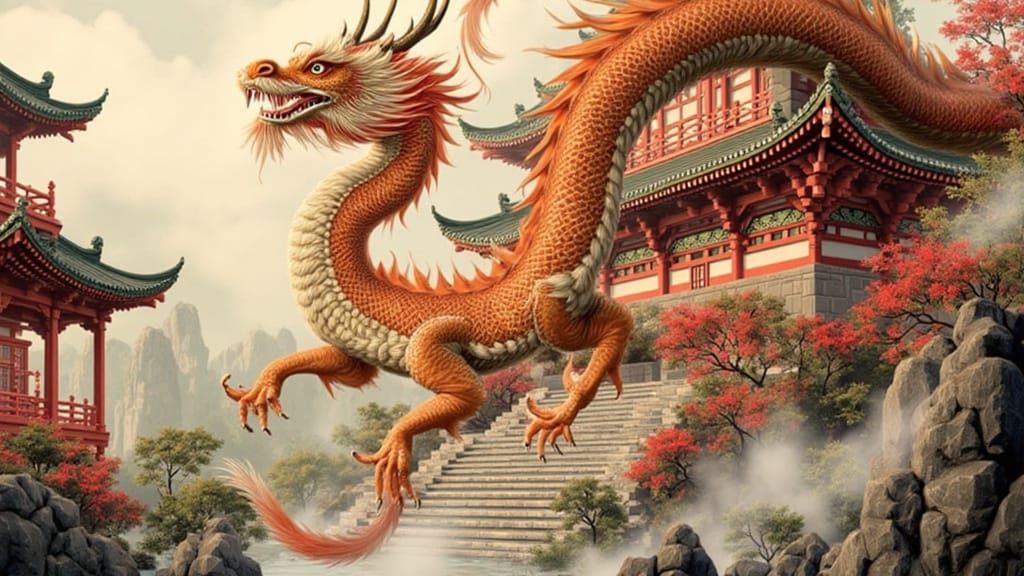 Chinese style dragon