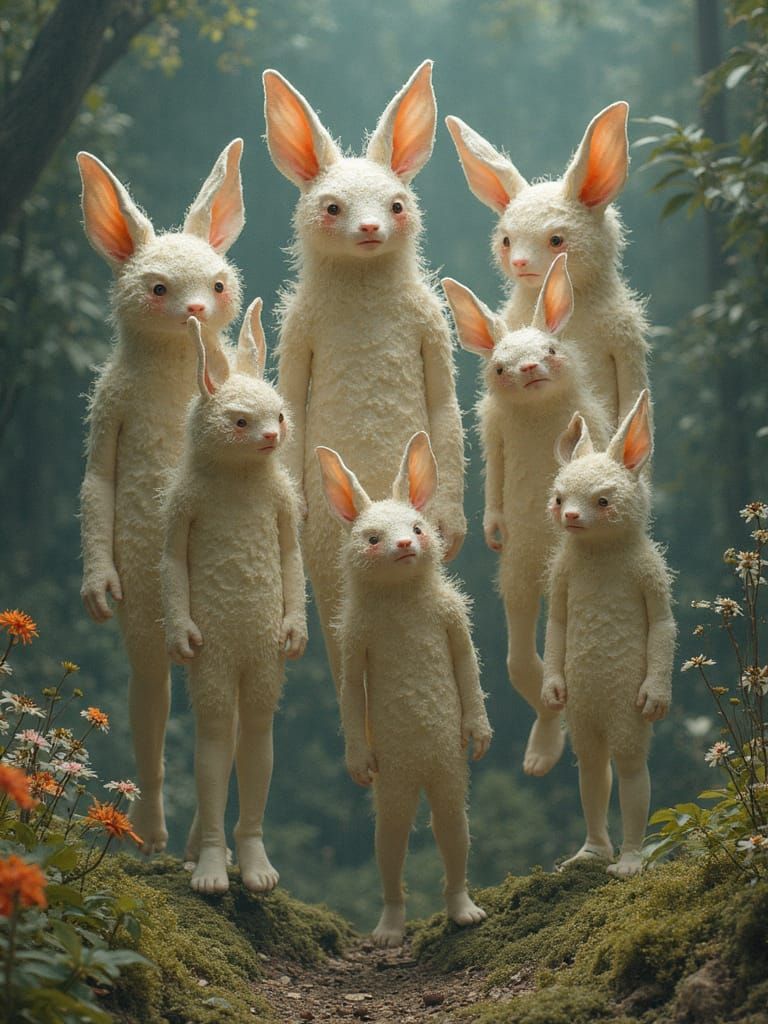 Giant Ears Welcoming Party Feat. Floral Gossamer Filigree Wi...